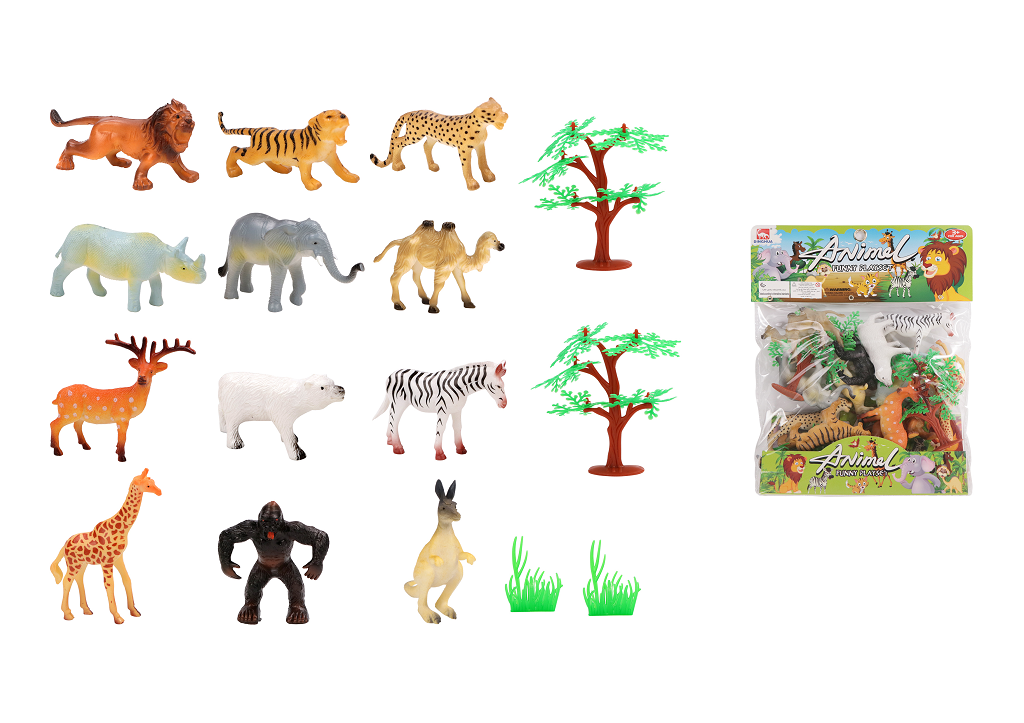 3.5” wild animals